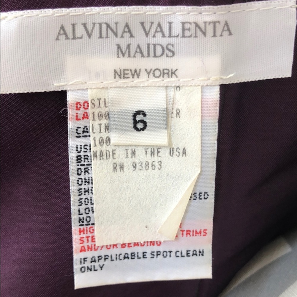 Alvina Valenta taffeta  bridesmaid evening gown - Picture 6 of 7